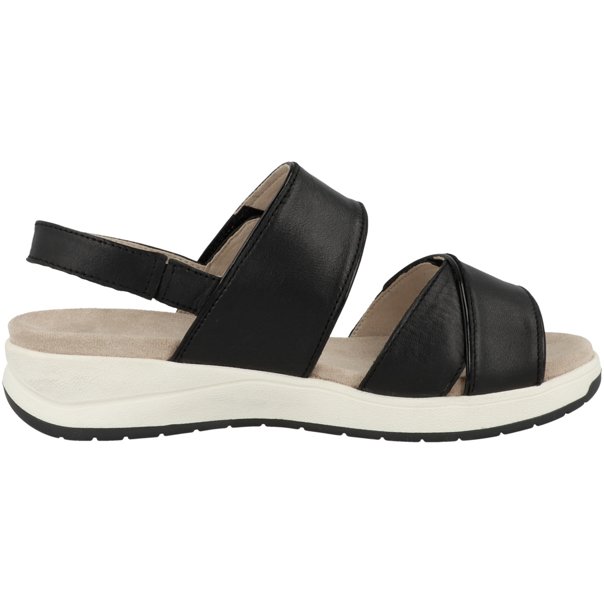 CAPRICE 9-28252-20 Keilsandale schwarz