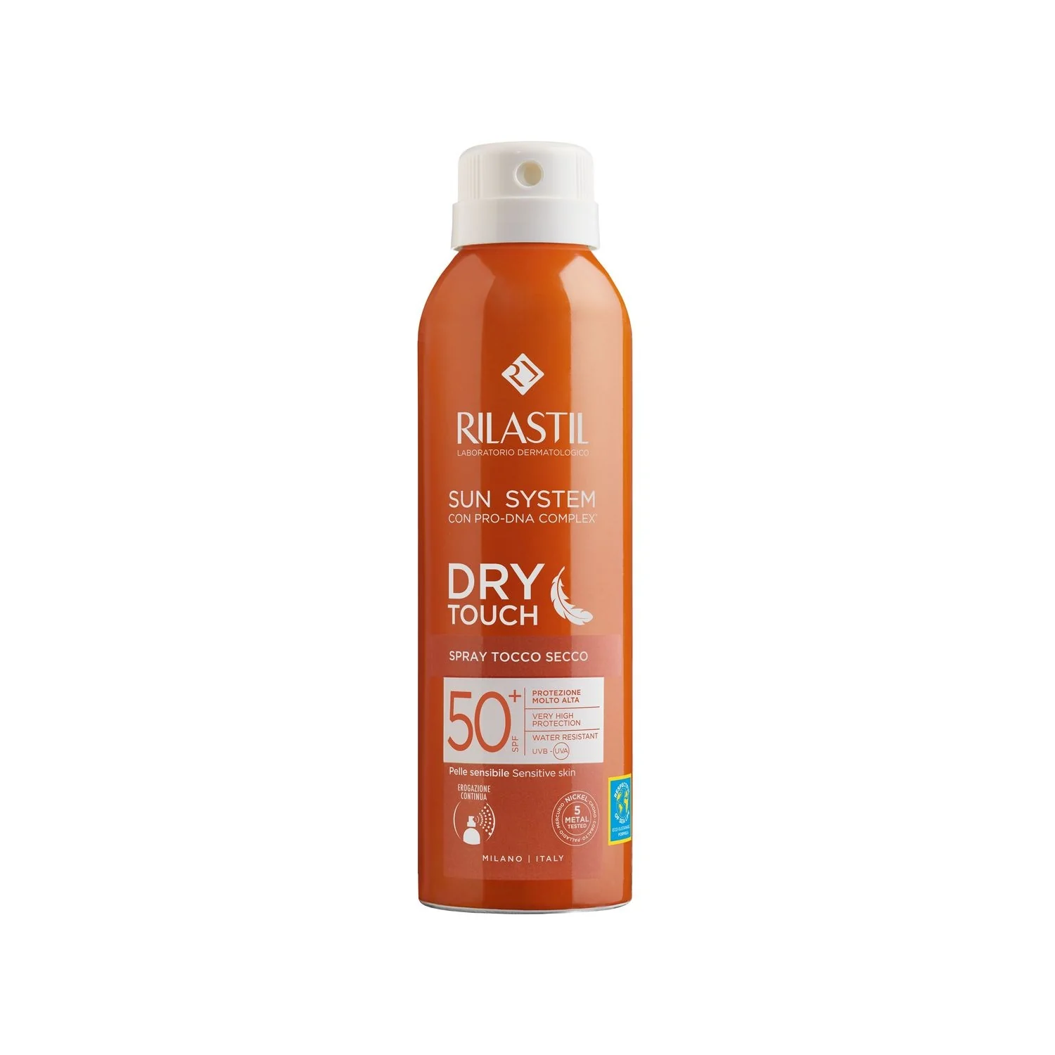 Sun System Dry Touch Spray SPF50+ - Spray solar corporal de alta protección.
