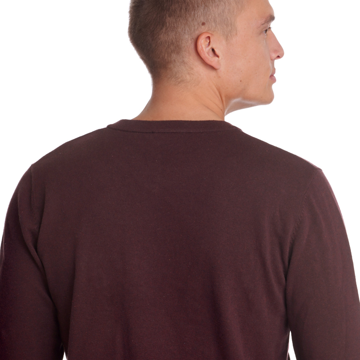 Herren Feinstrickpullover mit V-Ausschnitt
