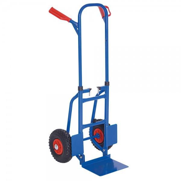 BRB Klappbare Stahl-Stapelkarre, blau