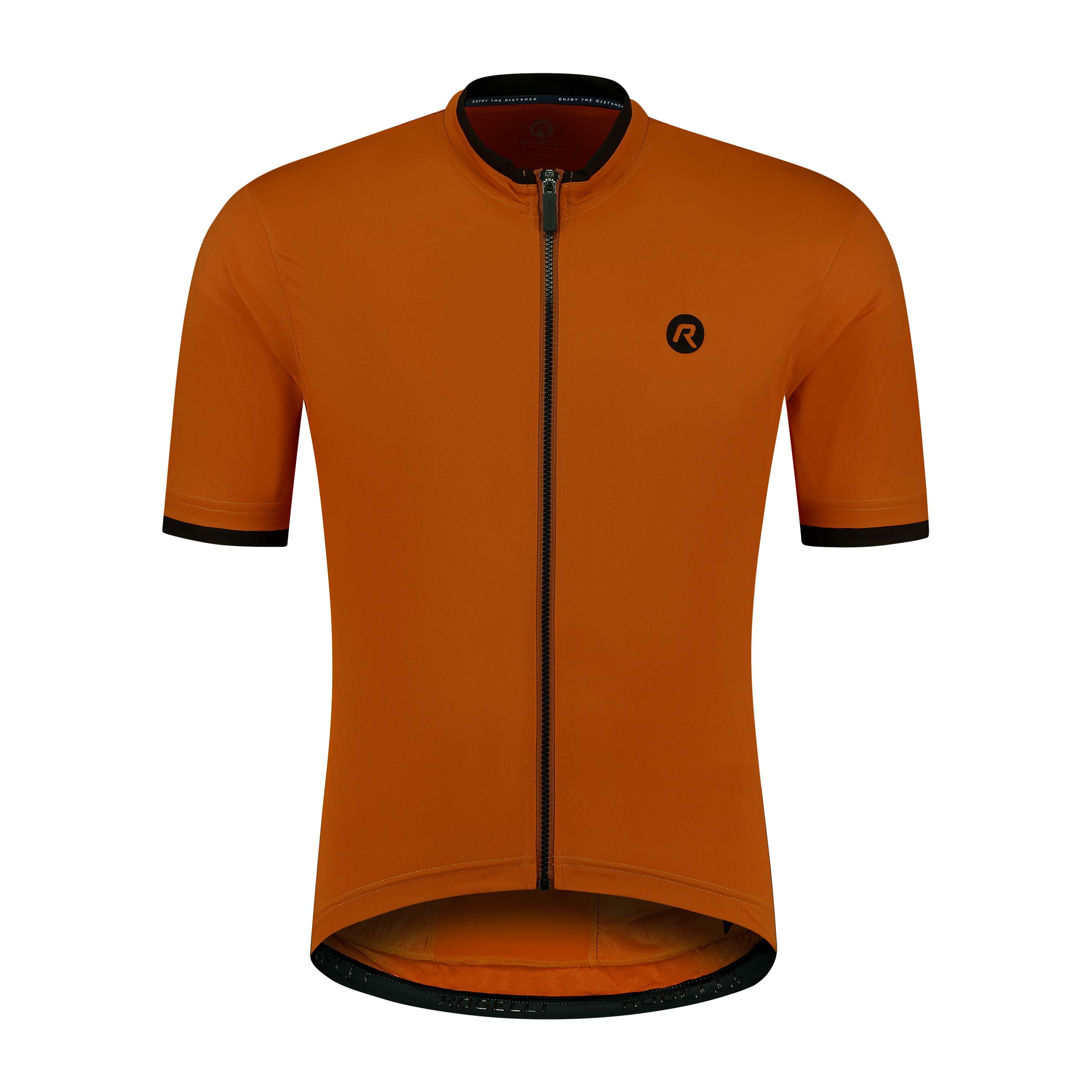 Rogelli Essential Kupfer Herren Radtrikot Kurzarm