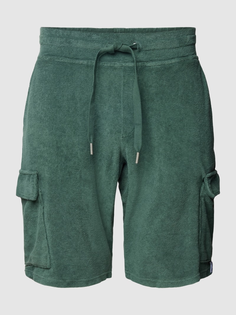 Shorts mit Cargotaschen in olivgrün