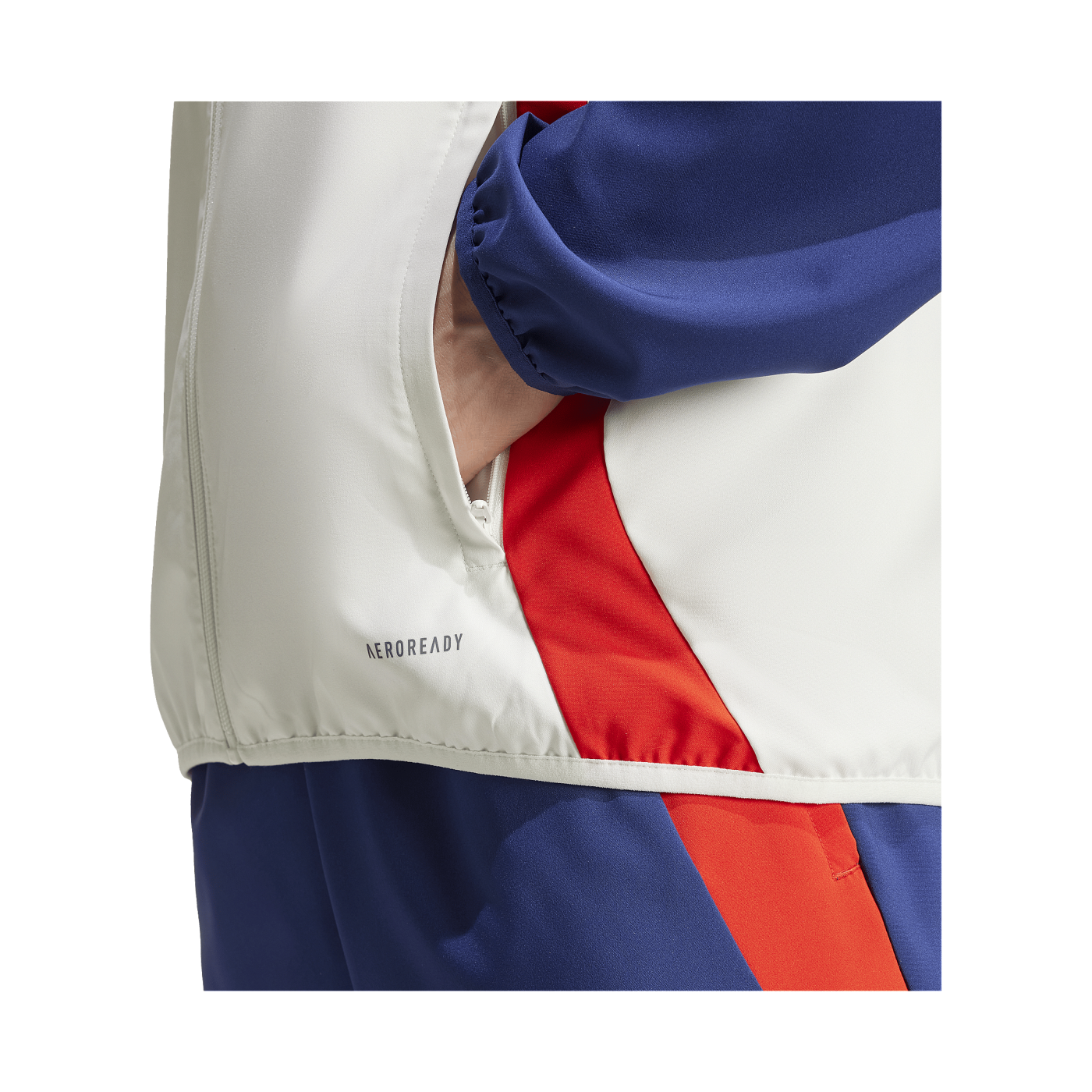 adidas Olympique Lyon Prematch Jacke 2024/2025 Weiss