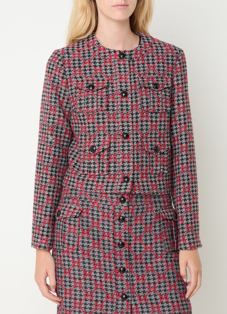 Fifth House Delphy jacket with print and patch pockets