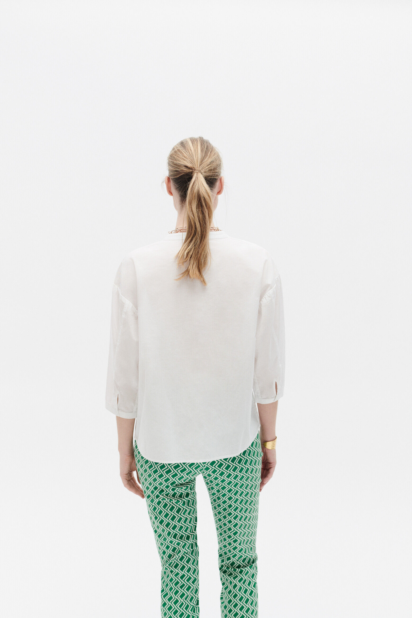 Chemise carlito blanc femme