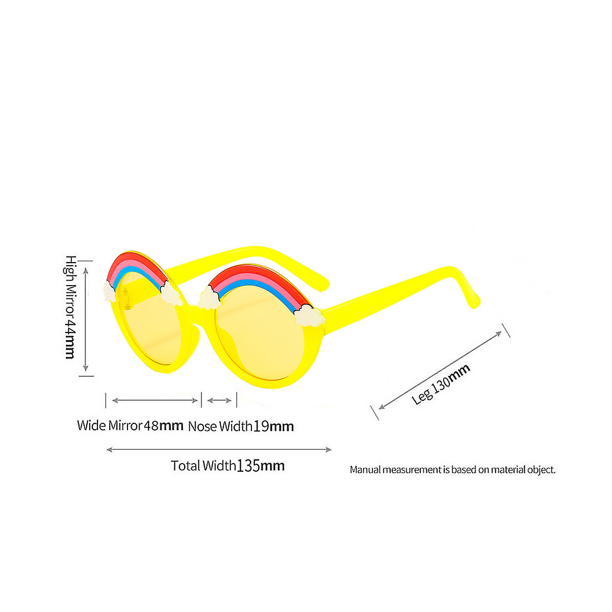 Sonnenbrille Regenbogen UV400 Sonnenbrillen für Kinder