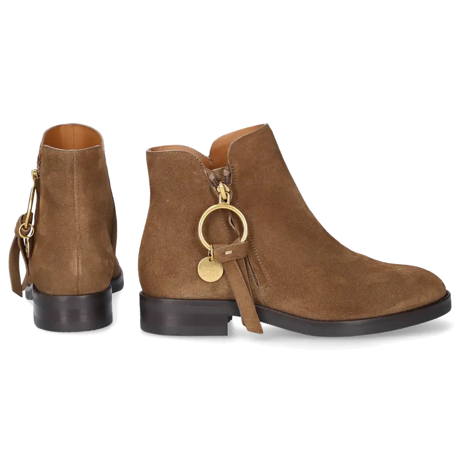 SEE BY CHLOÉ - Stiefeletten SB331 Veloursleder - braun