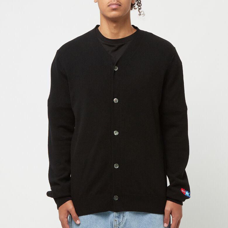 Comme des Garcons Play Knit Cardigan Black