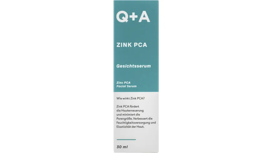Q+A Gesichtsserum Zink PCA 30 ml