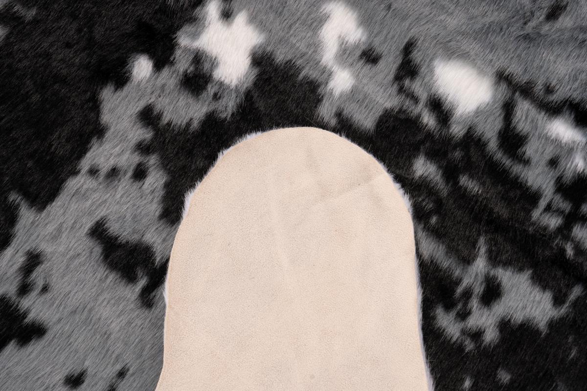 megusta Teppich Schwarz / Weiß 160cm x 230cm