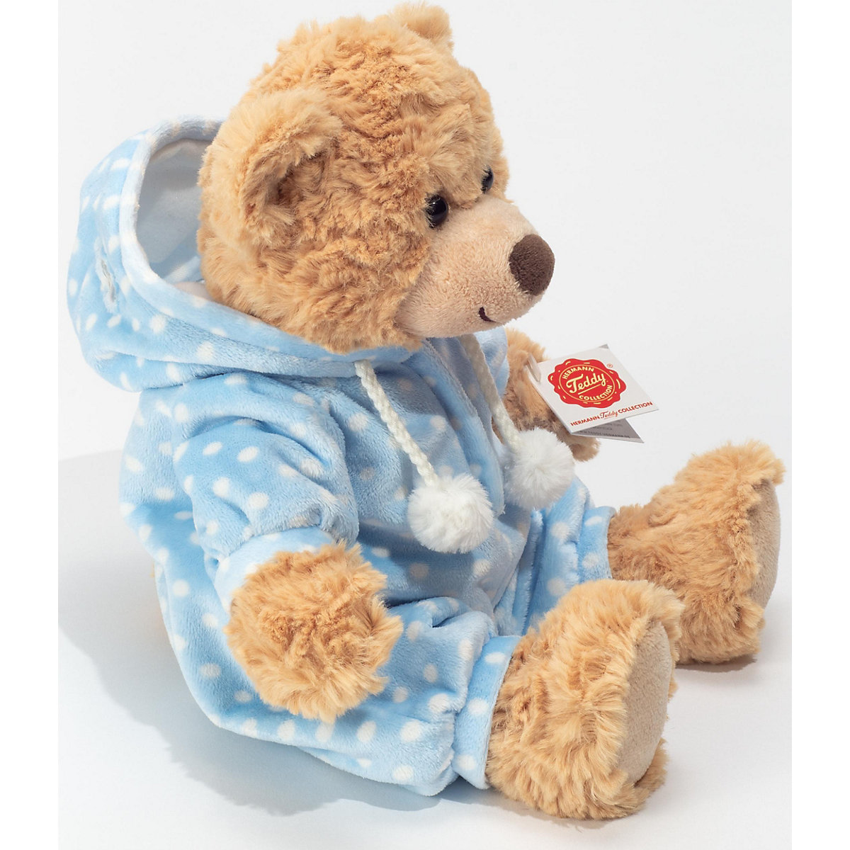 Schlafanzugbär blau 30 cm