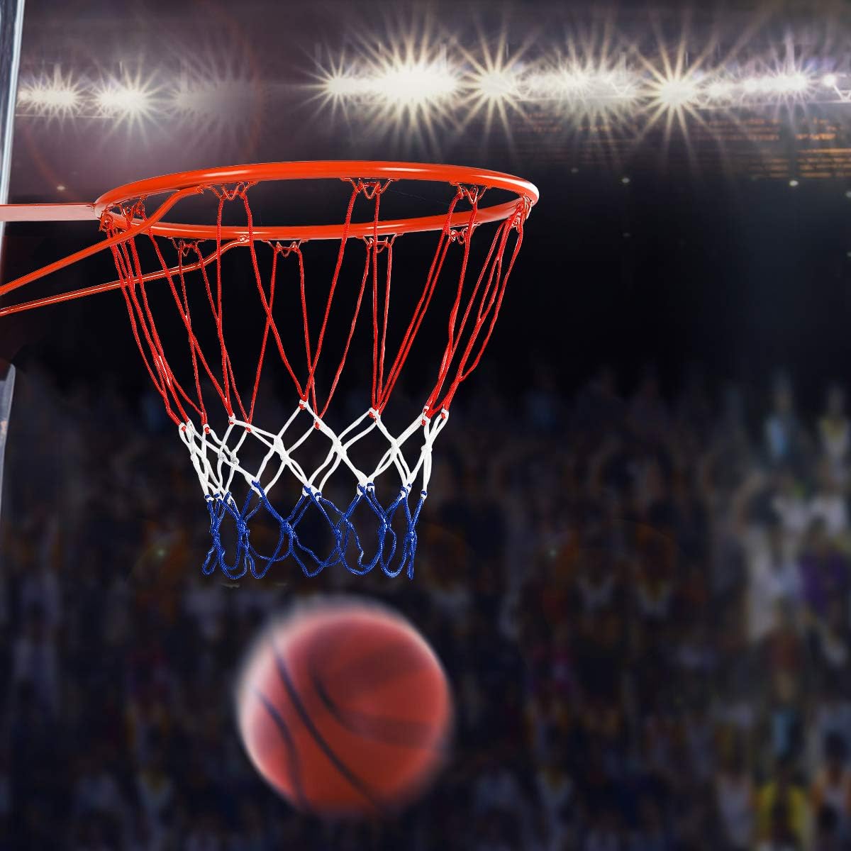 Costway Ø 45 cm Basketballring mit Netz