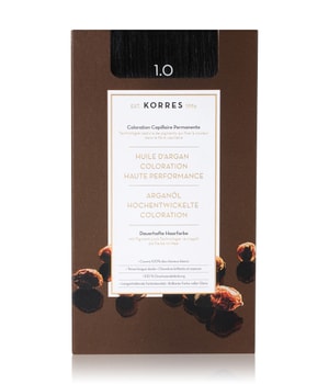 KORRES Arganöl Hochentwickelte Haarcoloration Black / Schwarz 1.0 Haarfarbe-1 Stk