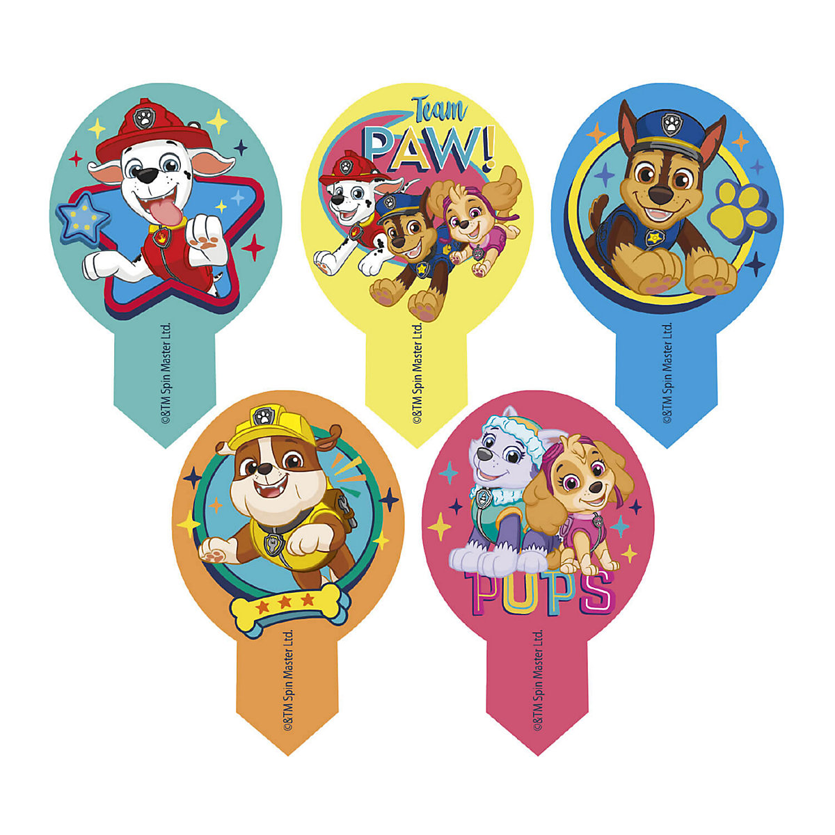 Essbare Einstecker Paw Patrol, 20 Stück