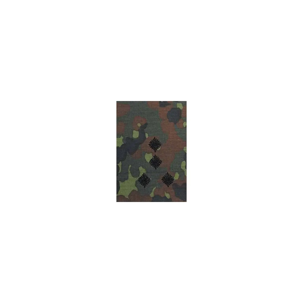 BW Rangabzeichen flecktarn/schwarz Stabshauptmann