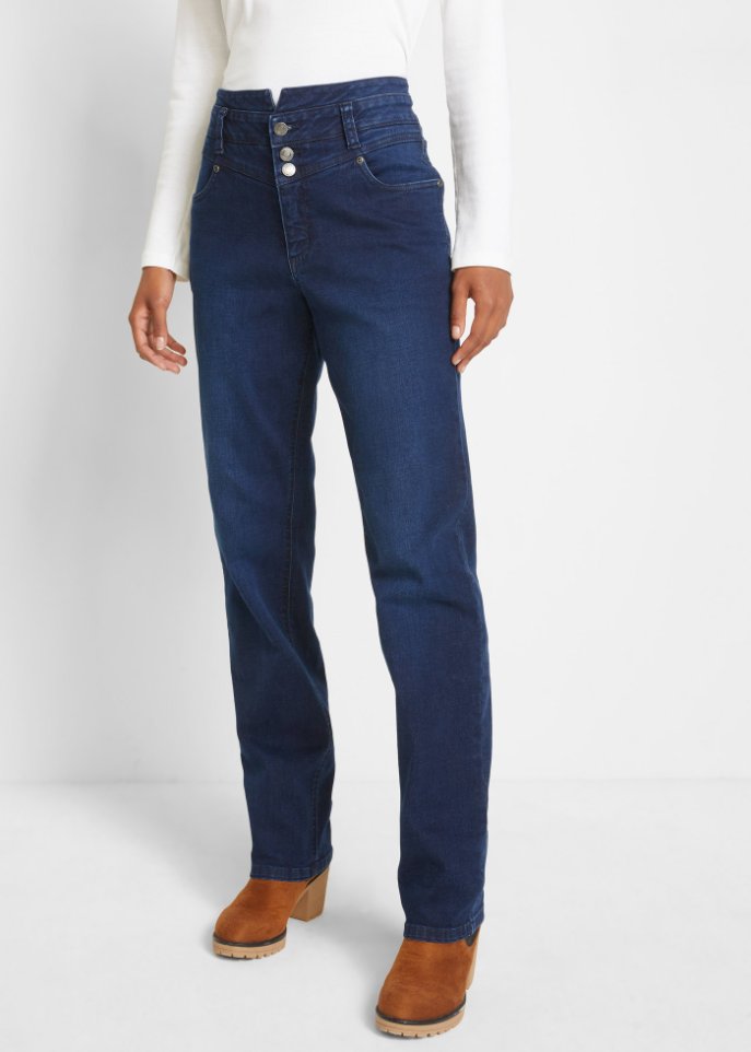 Wide Fit Shaping-Super-Stretch-Jeans, Highwaist