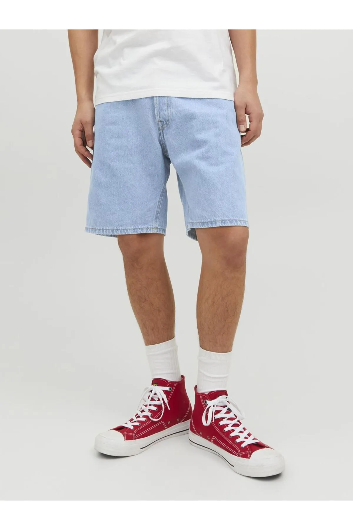 Jack & Jones  Gerade geschnittene Jeans-Shorts für Herren im Relaxed Fit - 12223606
