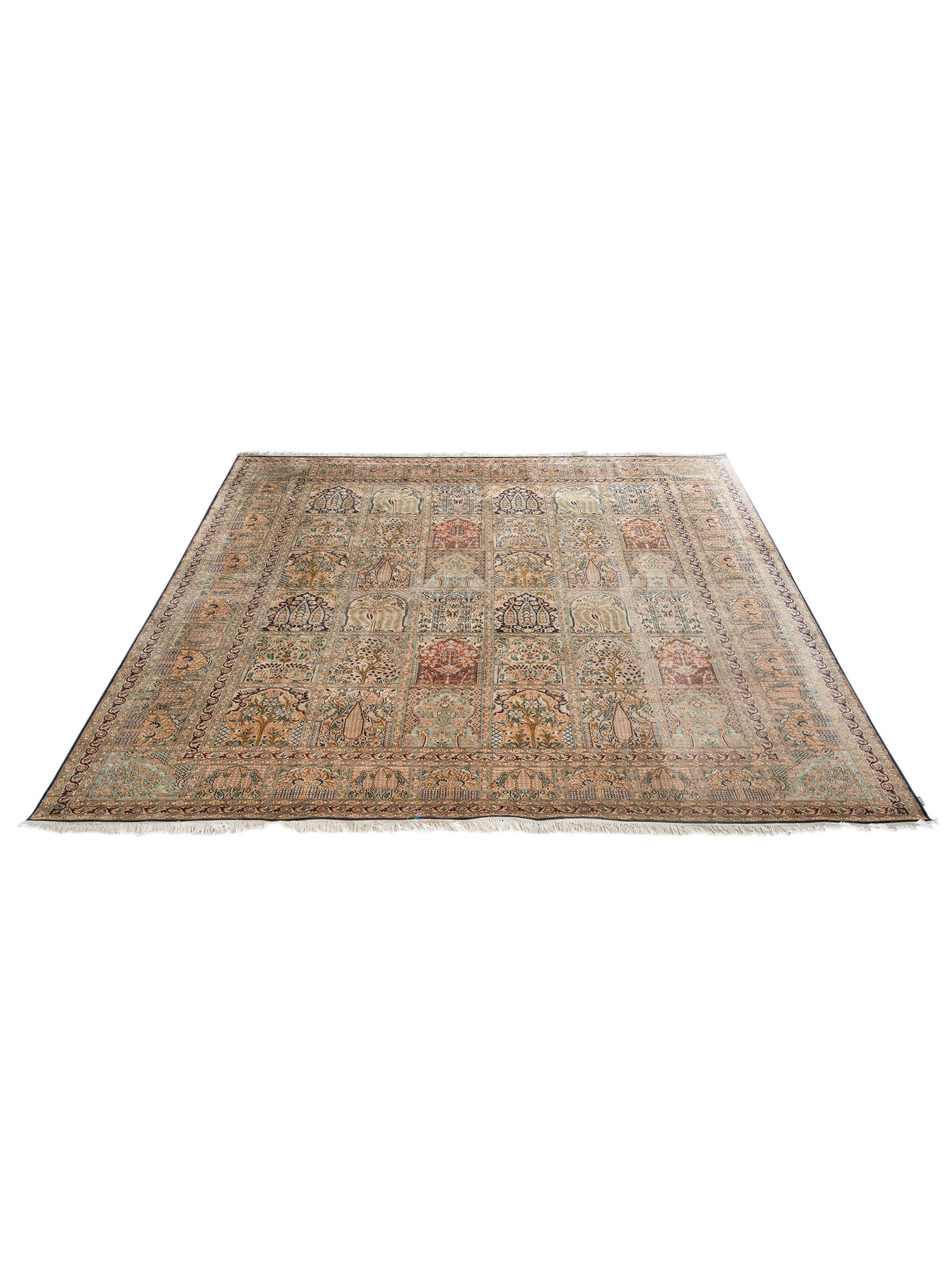 Kaschmir Seide 18/18 ca. 246 x 311 cm, Unikat / Einzelstück