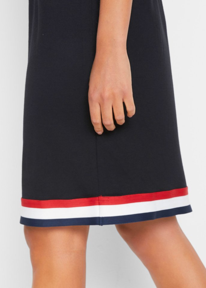 Jerseykleid, Kurzarm