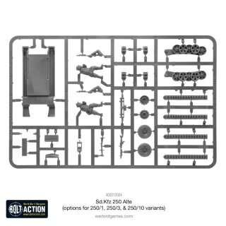 Sd.Kfz 250 (Alte) Half-Track (Options to make 250/1, 250/3 or 250/10 Variants)
