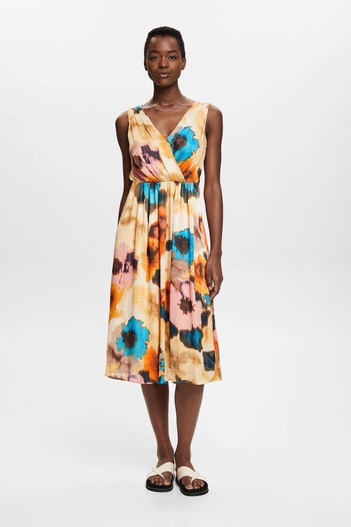 Midikleid mit Allover-Print