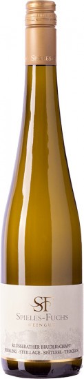 2019 Klüsserather Bruderschaft Riesling Spätlese trocken - Weingut Spieles-Fuchs