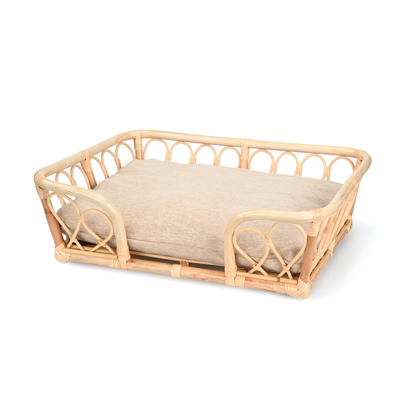 MORE Hundekörbe MORE Rattan Korb Bali S-M
