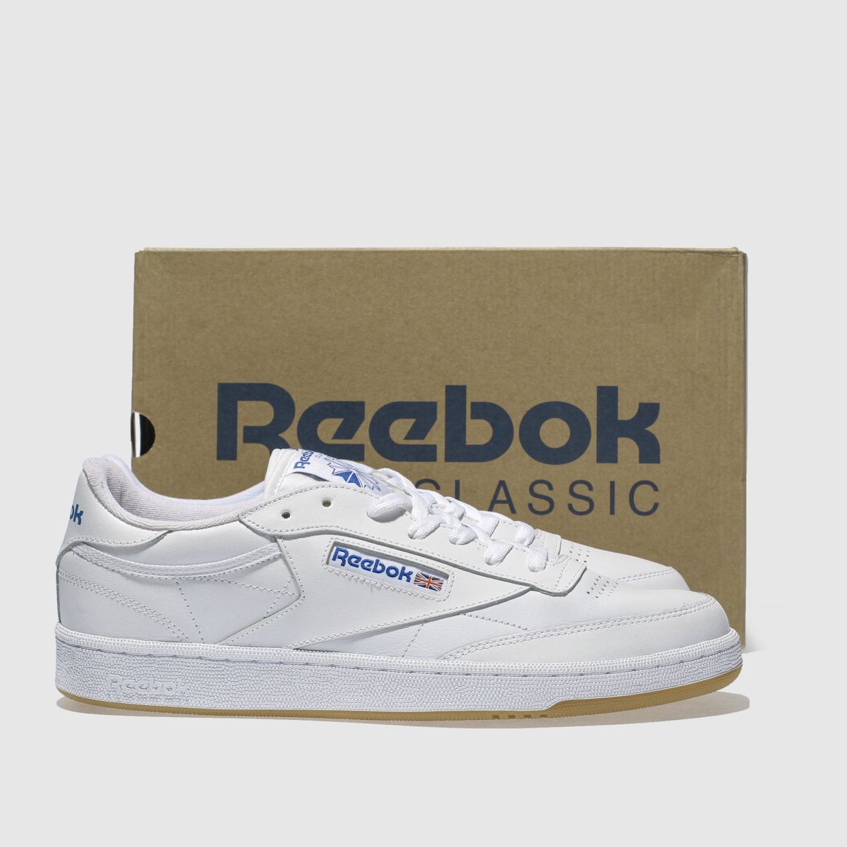 Reebok Club C 85 – Vita och marinblå träningsskor
