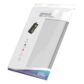 Ultimate Guard Zipfolio 360 - 18-Pocket XenoSkin Weiß