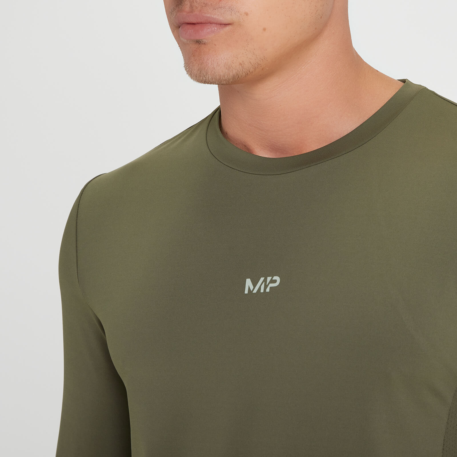 Haut à manches longues MP Velocity Ultra pour hommes – Vert armée