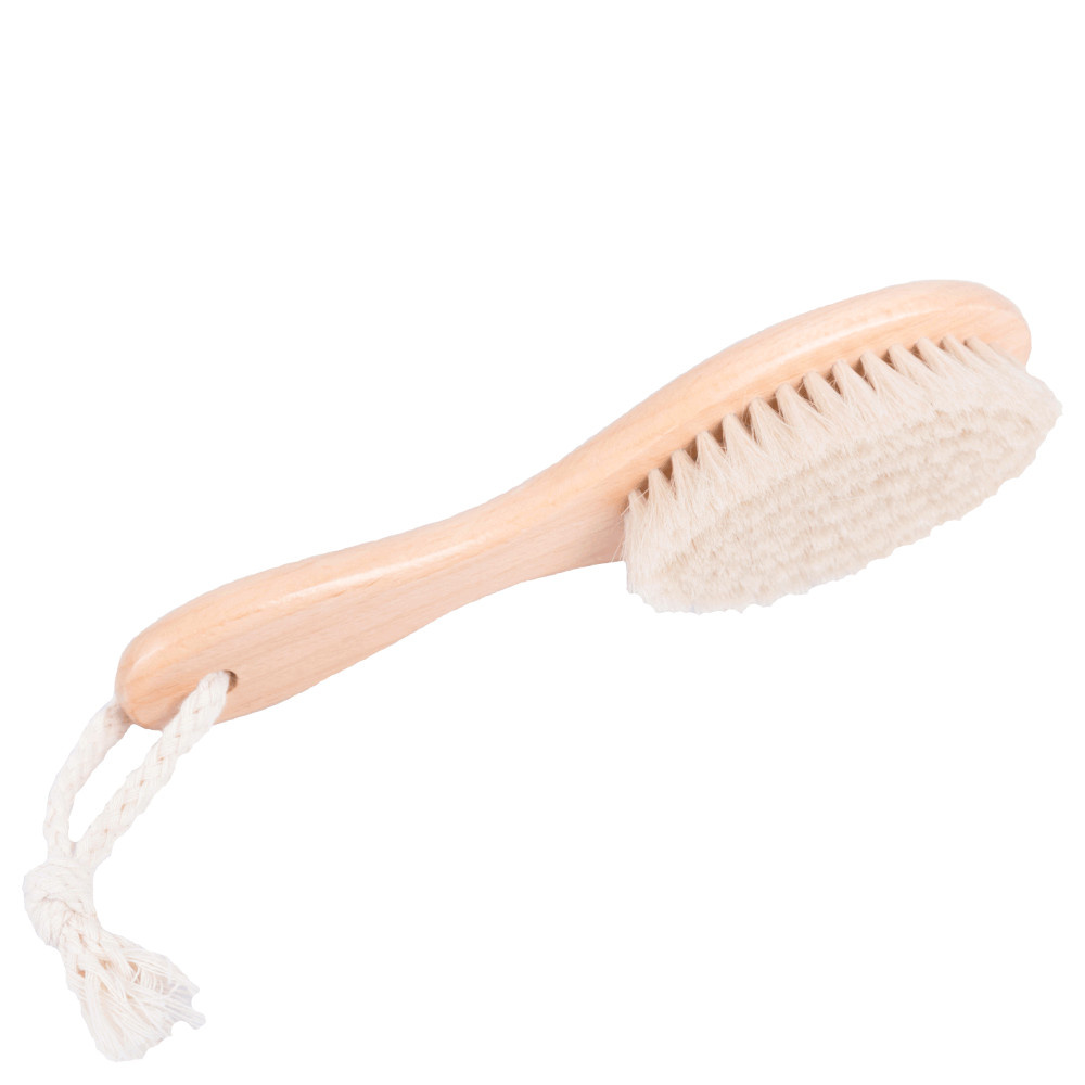 La savonnerie de nyons Brosse à Cheveux pour Bébé en Poils de Chèvre Brosse à cheveux
