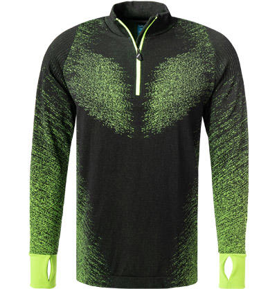 UYN, Funktionsshirt, Mikrofaser, schwarz-neongrün