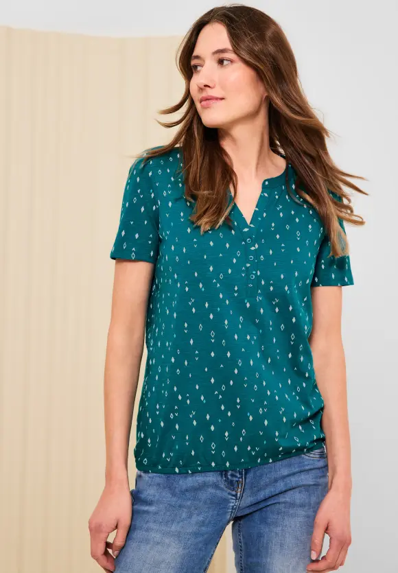 CECIL Tunikashirt mit Minimalprint