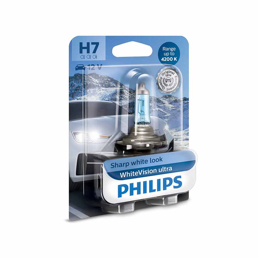 Philips WhiteVision ultra H7 Glühlampe, 1 Stück - ATU