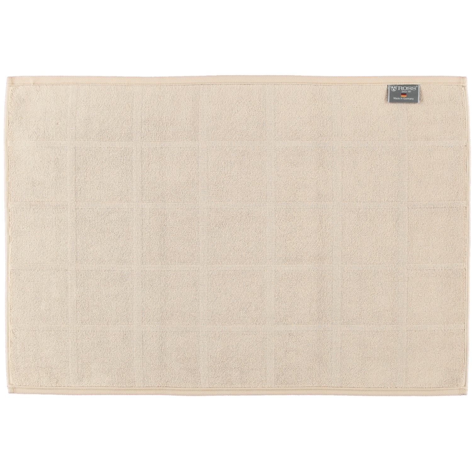 ROSS Badematten Karofond 4015 cappuccino - 52