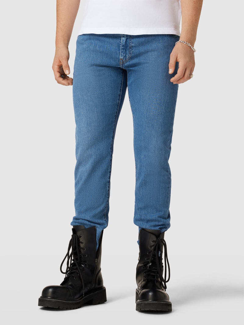 Jeans mit 5-Pocket-Design Modell 'SQUEEZY' in blau