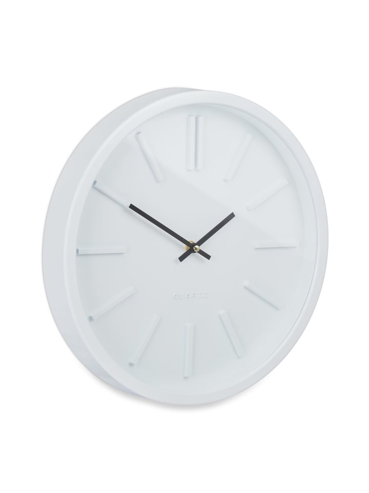 relaxdays Wanduhr in Weiß günstig kaufen onesize