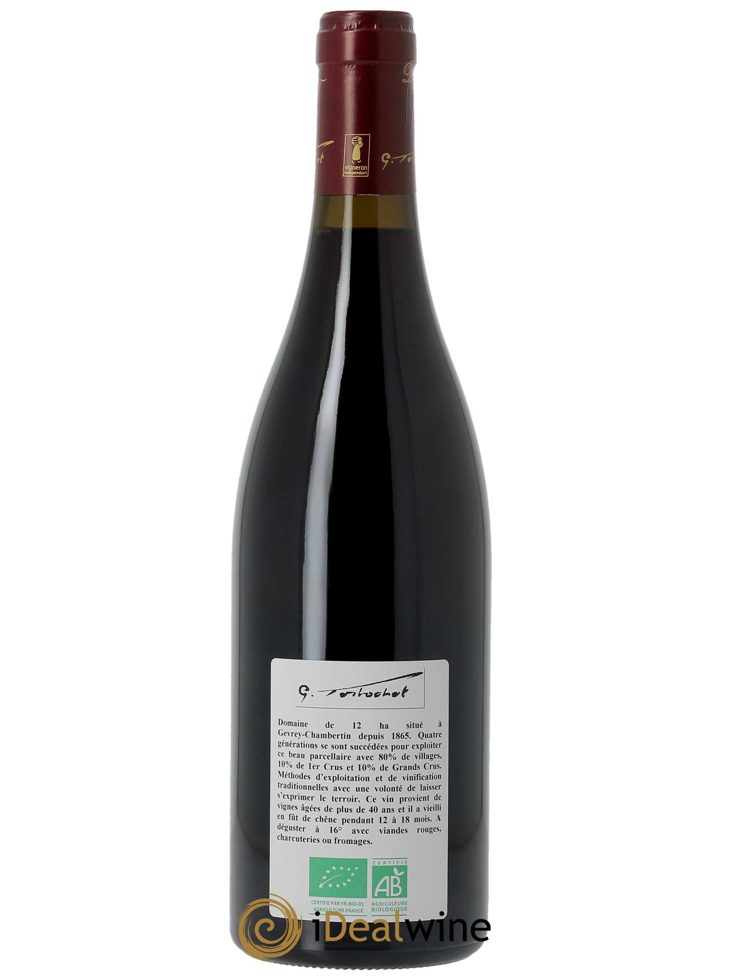 Morey Saint-Denis 1er Cru Cuvée Renaissance Tortochot (Domaine)  2014 - Lot de 1 Bouteille
