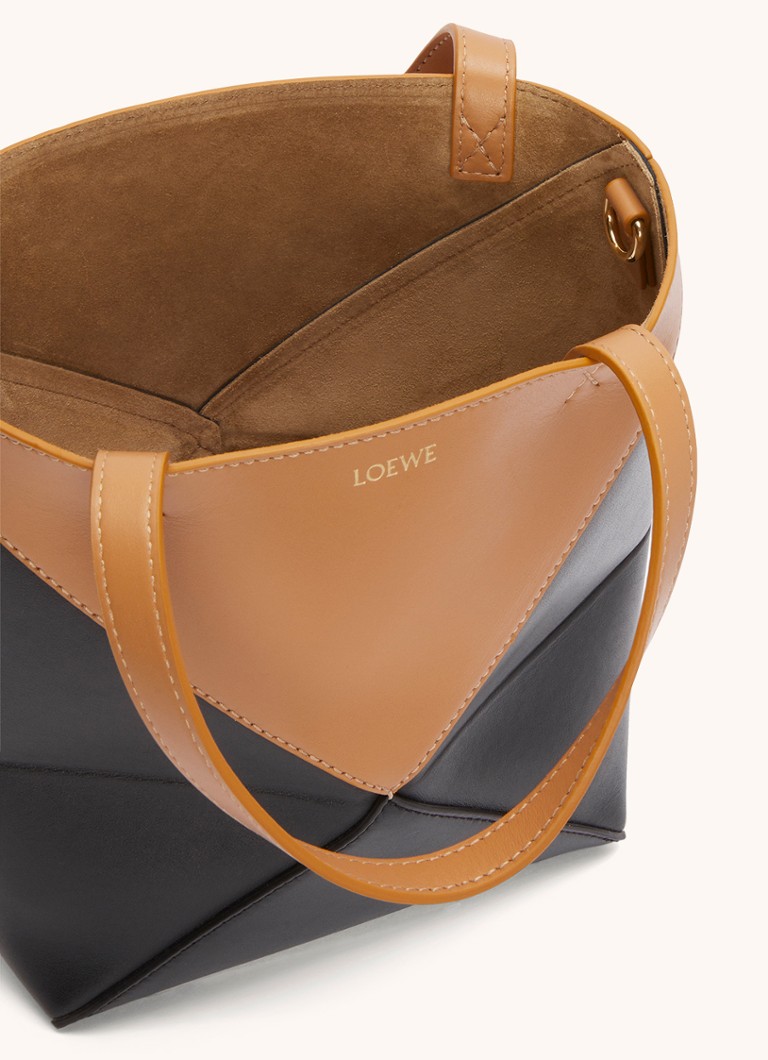 LOEWE Puzzle Fold Mini-handleveske laget av kalveskinn