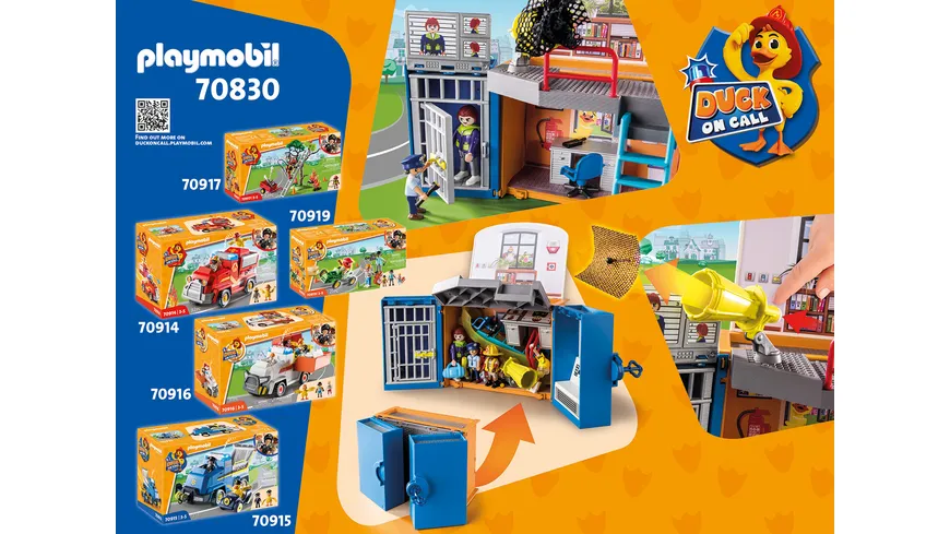 PLAYMOBIL 70830 - DUCK ON CALL - Mobile Einsatzzentrale
