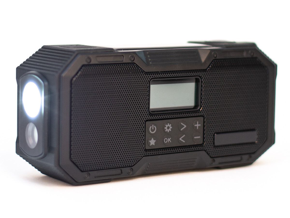 Selbst-Sicher DAB+/FM Kurbel und Solarradio