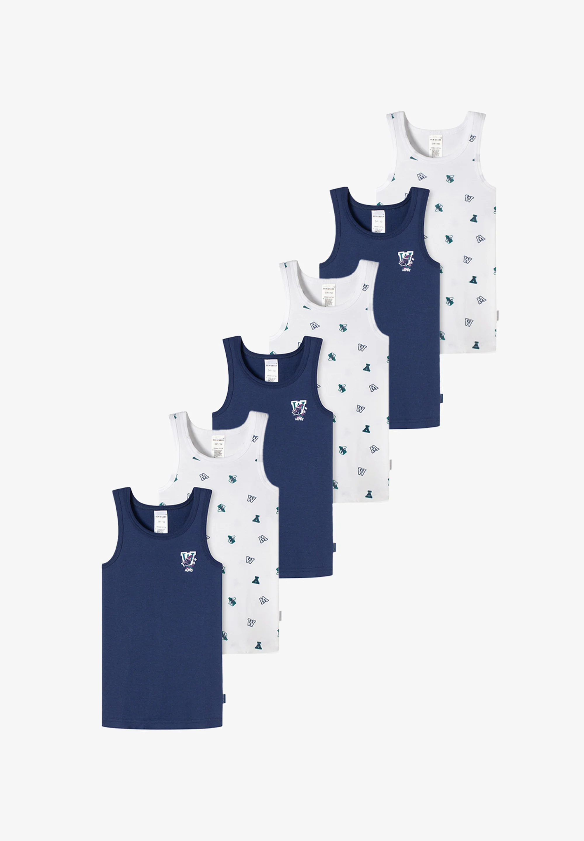 Schiesser TANK 6ER PACK - Camiseta interior