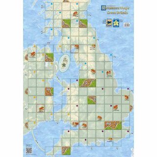 Carcassonne Maps: Großbritannien (Multilingual)