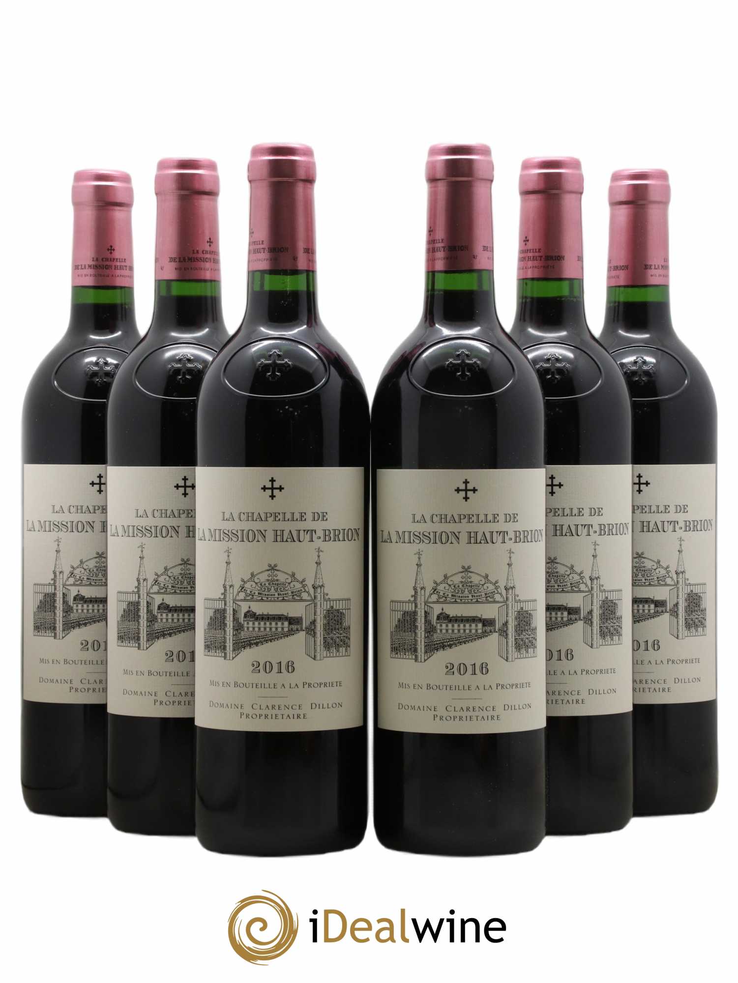 La Chapelle de La Mission Haut-Brion Second Vin  2016 - Lot de 6 Bouteilles