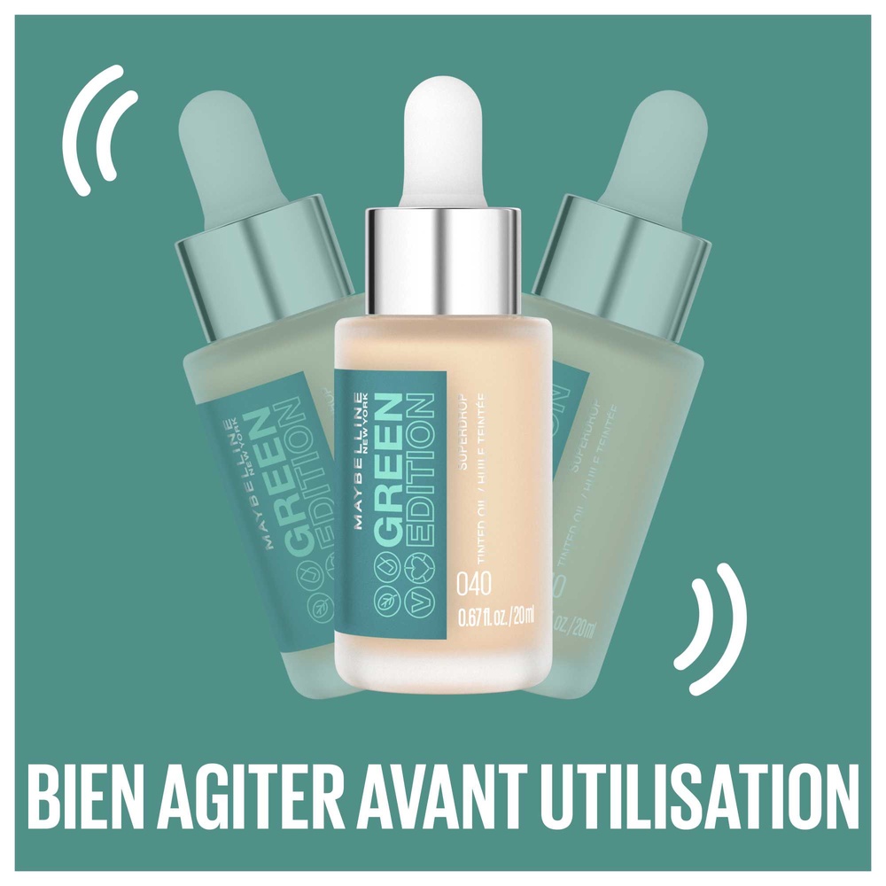 Maybelline New York Maybelline Green Edition Superdrop Huile Visage Teintée 30 Huile visage teintée