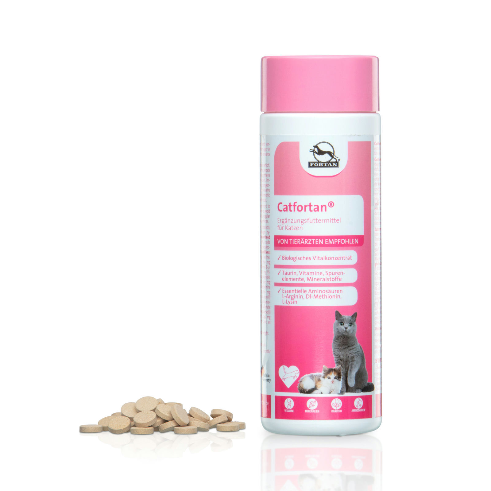 Fortan Ergänzungsfutter & Aufzucht Fortan Catfortan Multivitamintabletten 300 g