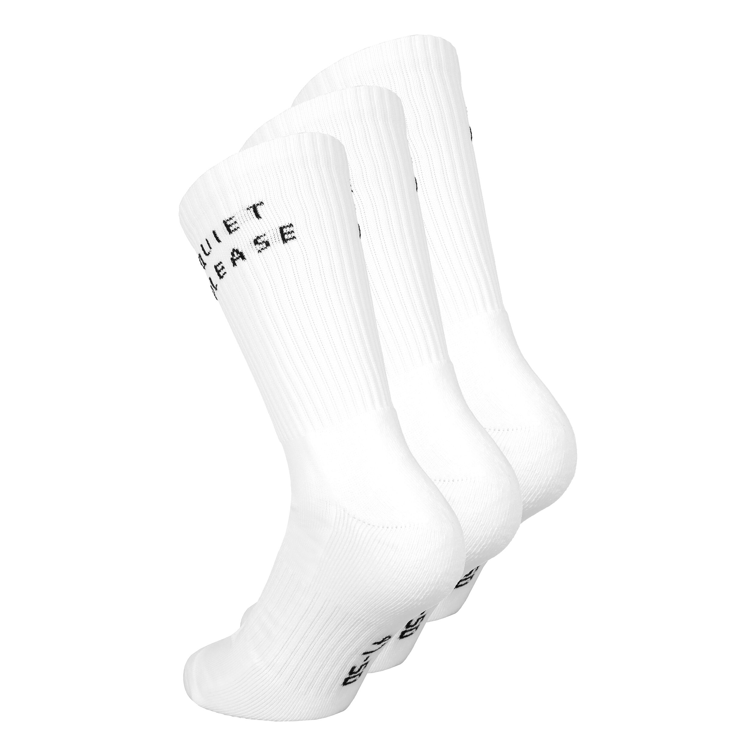 High Performance Long Tennissocken 3er Pack - Weiß