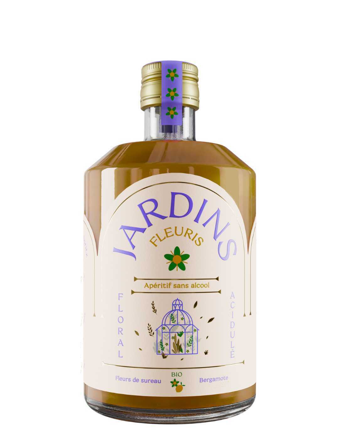 Jardins : Fleurs de sureau & Bergamote - Gueule de joie 0° |  70 cl