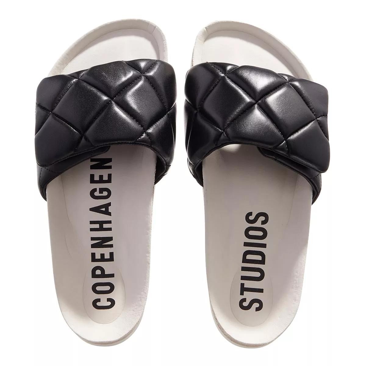 COPENHAGEN Sportliche Slipper schwarz