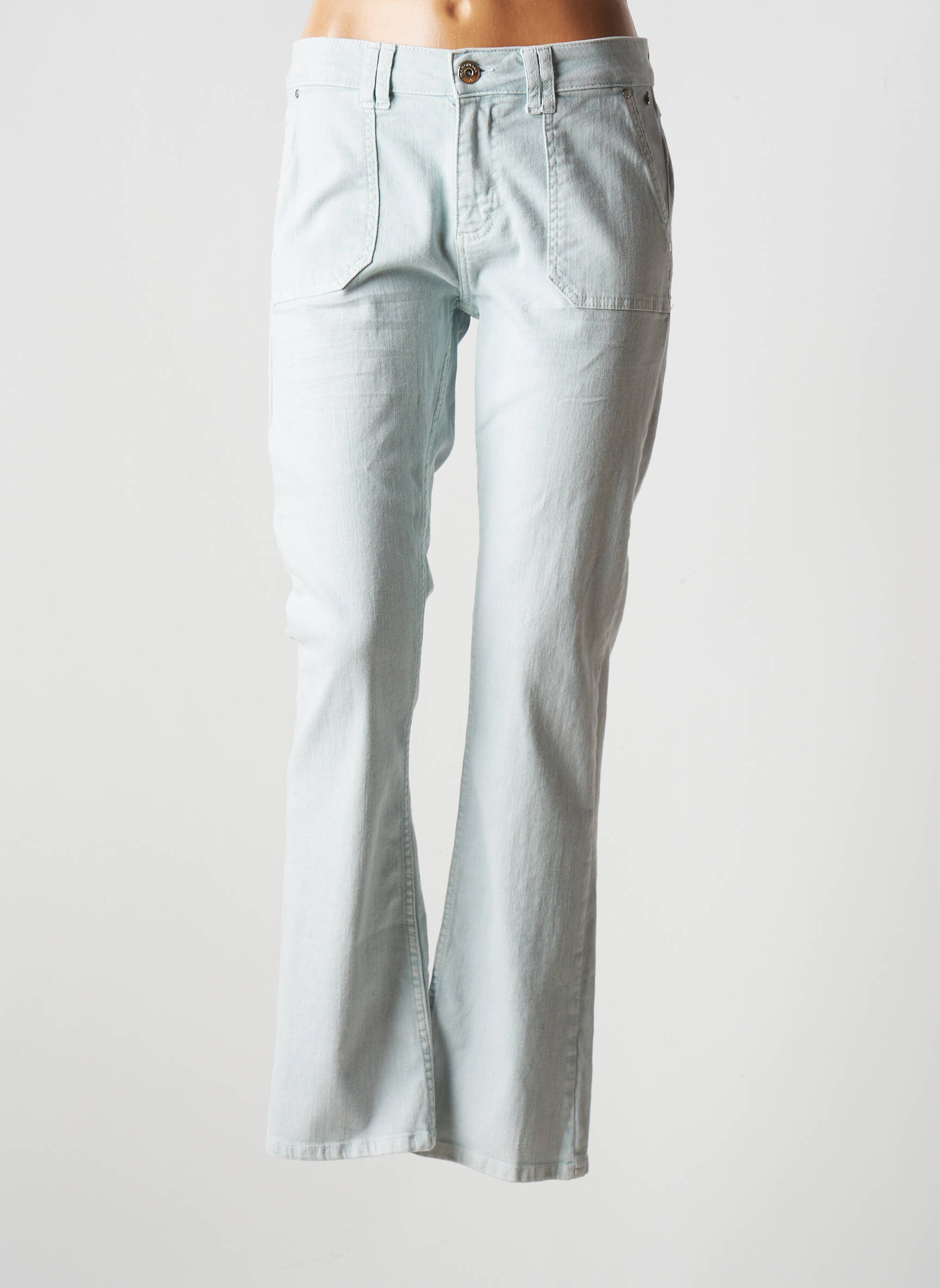 Tramontana Jeans Coupe Droite Femme couleur bleu